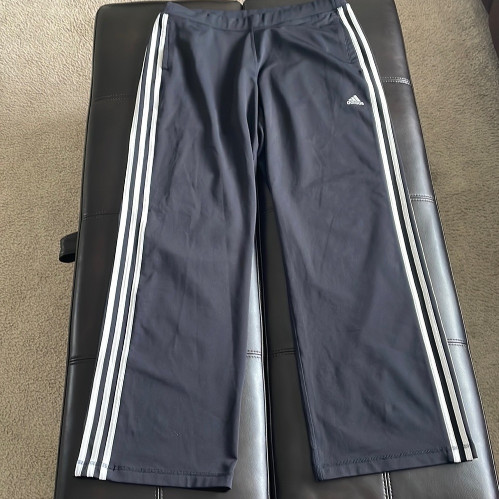 Adidas black pants size Large